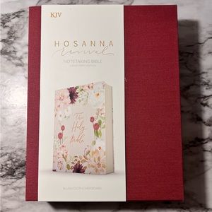 Hosanna Revival KJV Large Print Notetaking Bible + Daily Grace Co. Tabs